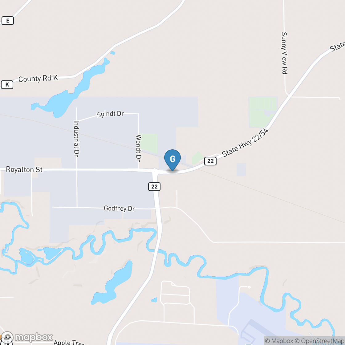 Map of Hidden Waters Golf Course