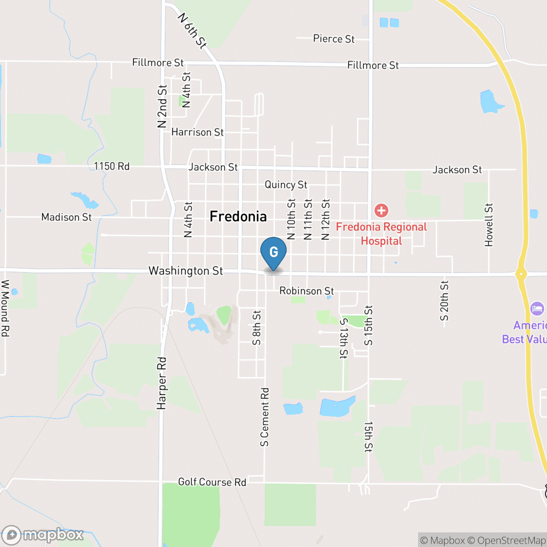 Map of Fredonia Country Club