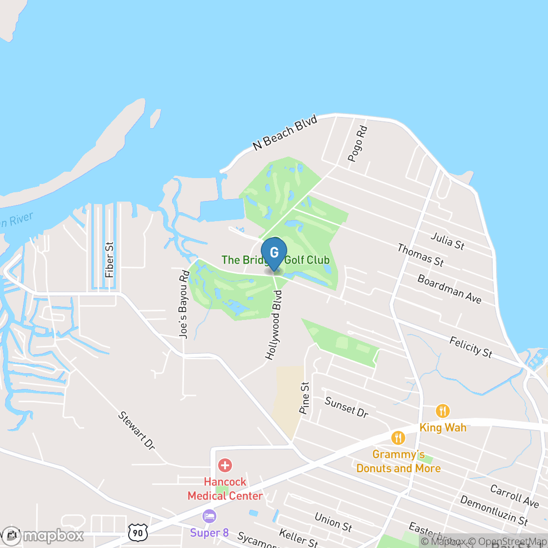 Map of The Bridges at Casino Magic