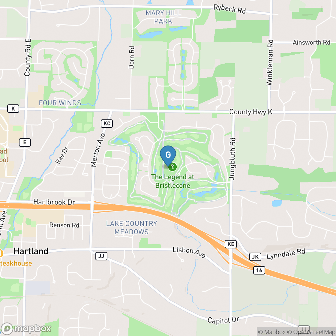 Map of Bristlecone Pines Golf Club
