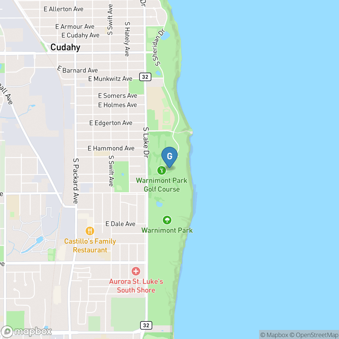 Map of Warnimont Golf Course