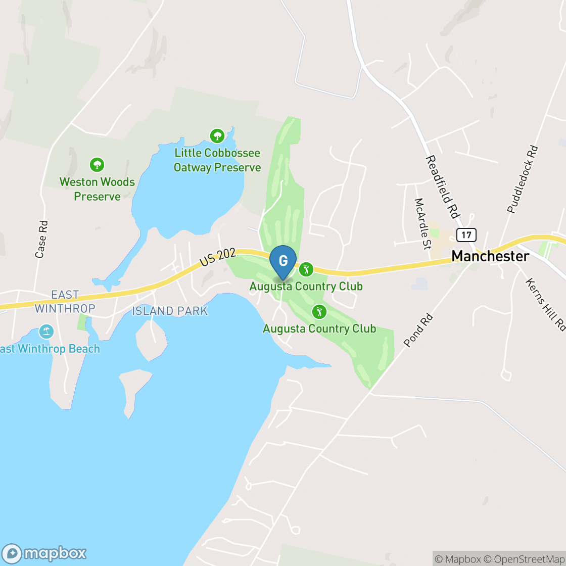 Map of Augusta Country Club