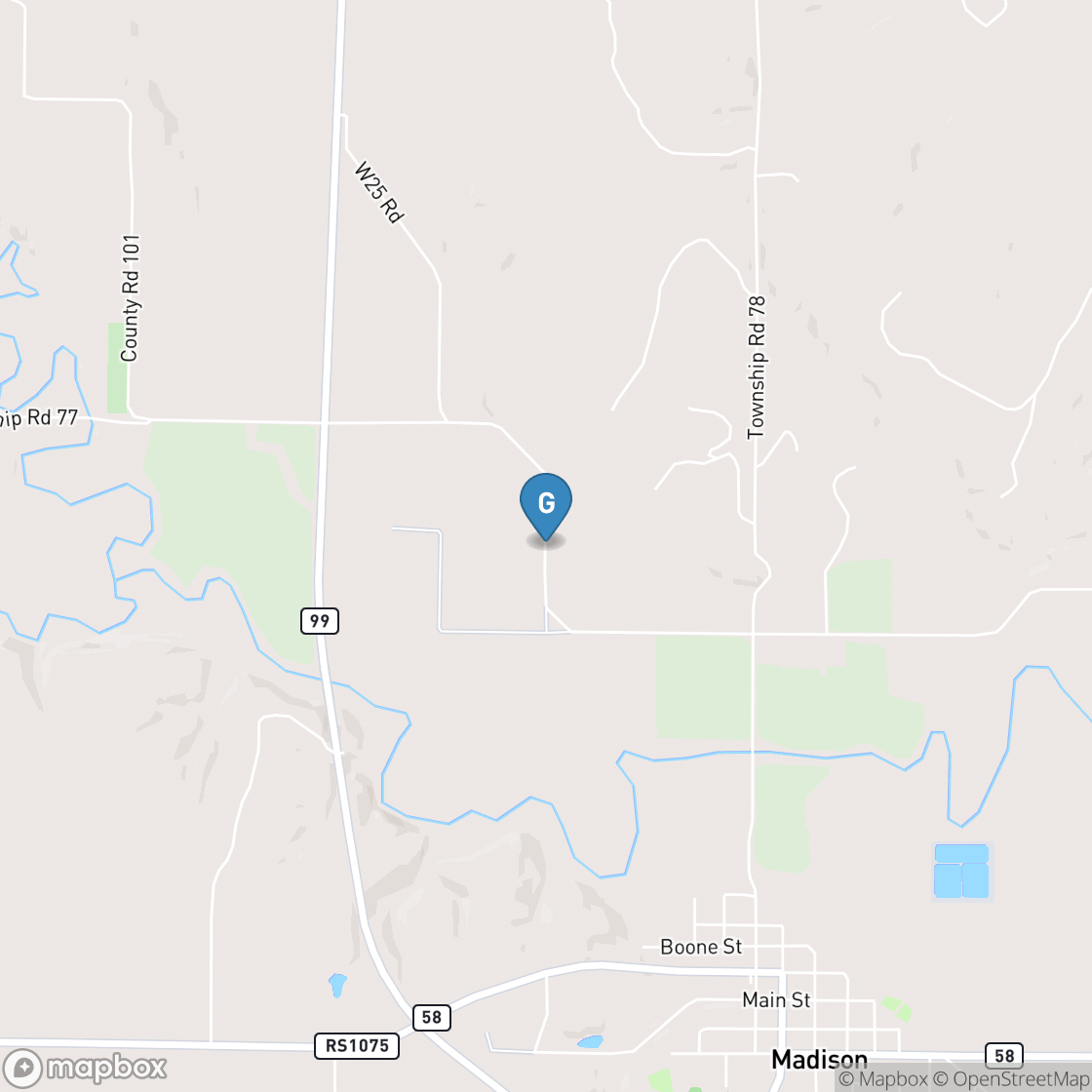 Map of Madison Golf Course