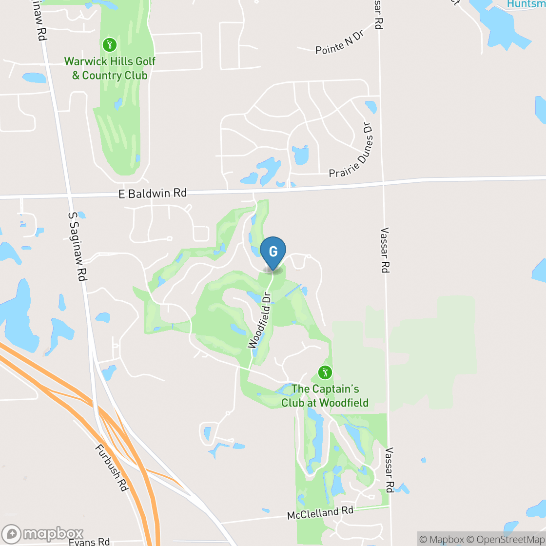 Map of Captain's Club At Woodfield