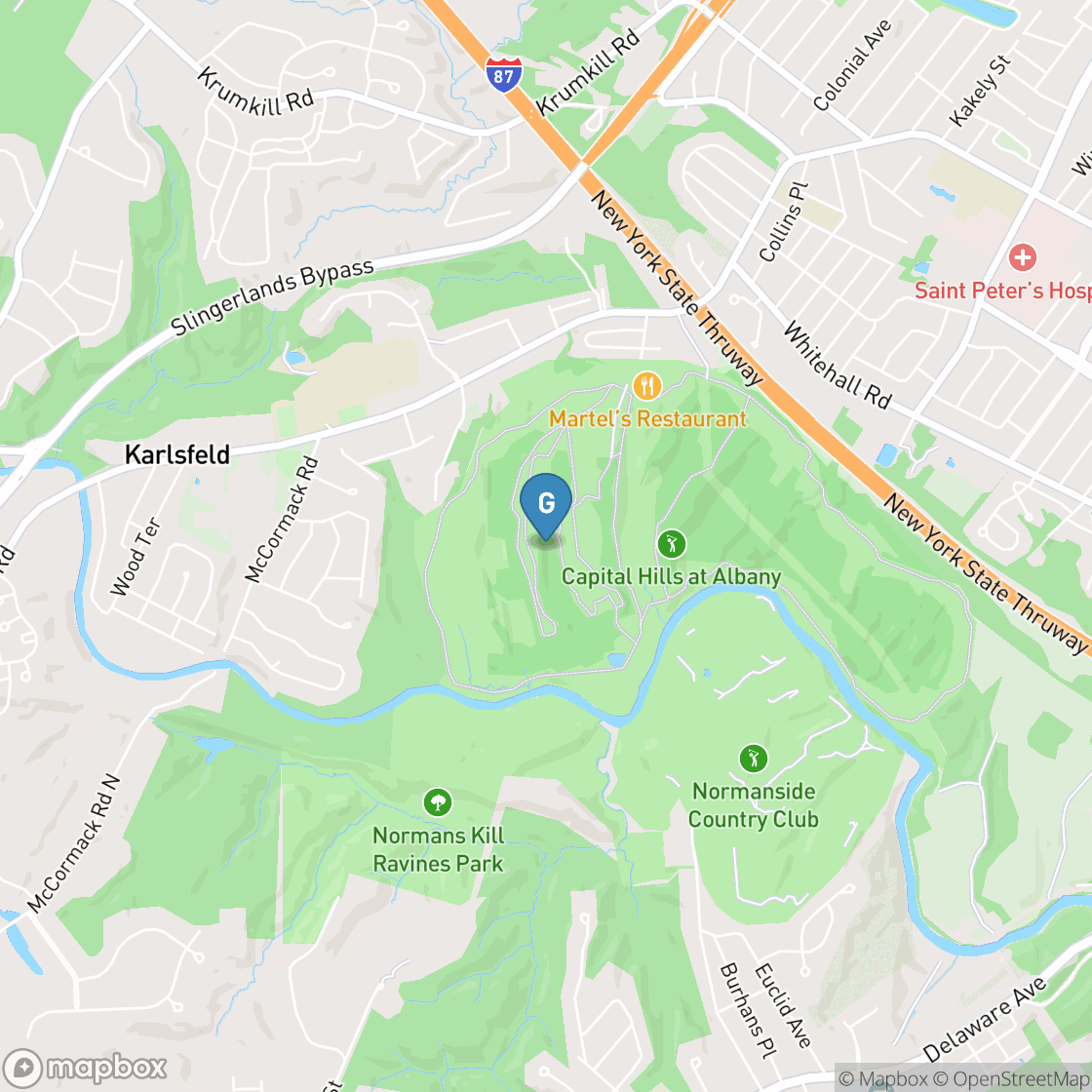 Map of Capital Hills at Albany