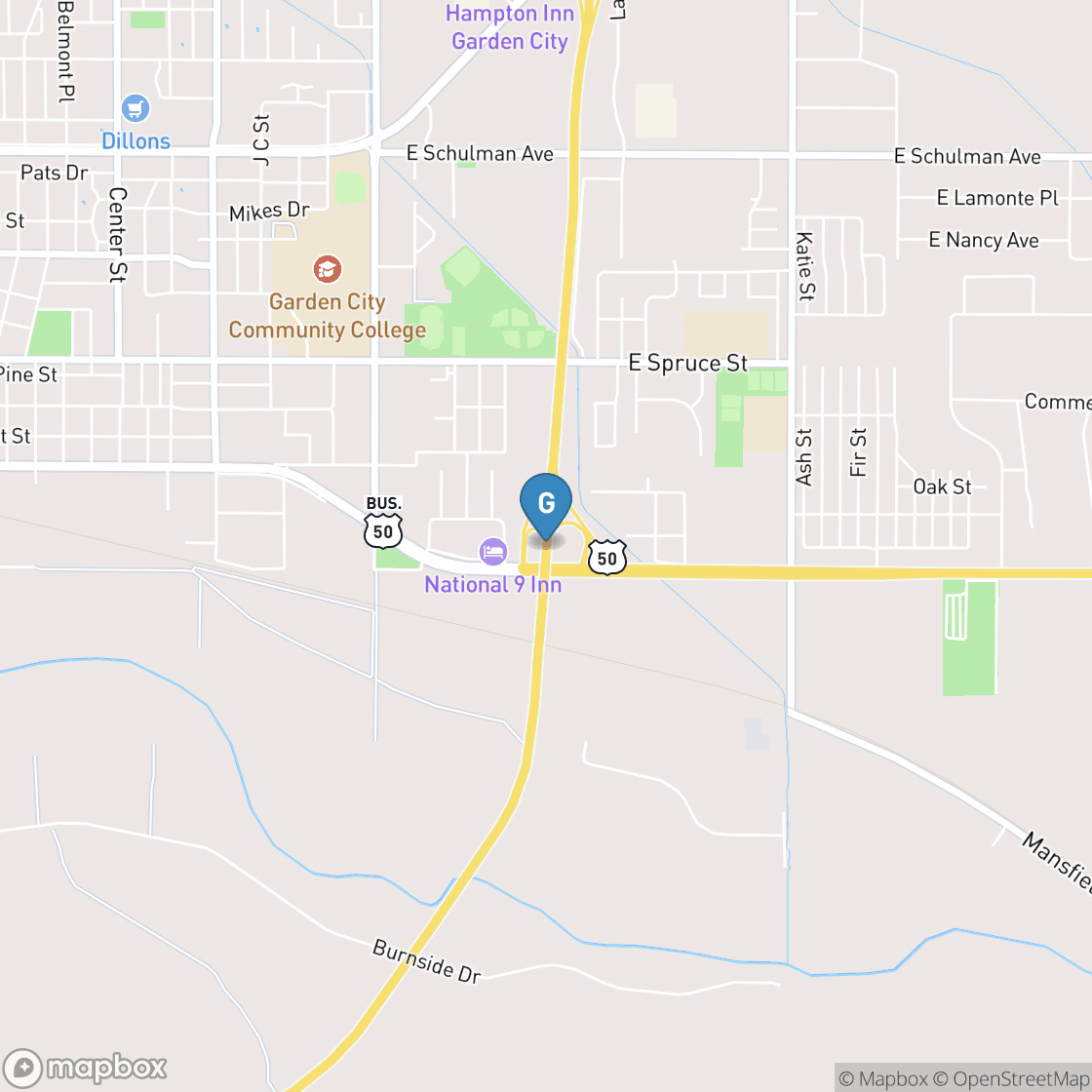 Map of Buffalo Dunes Golf Course