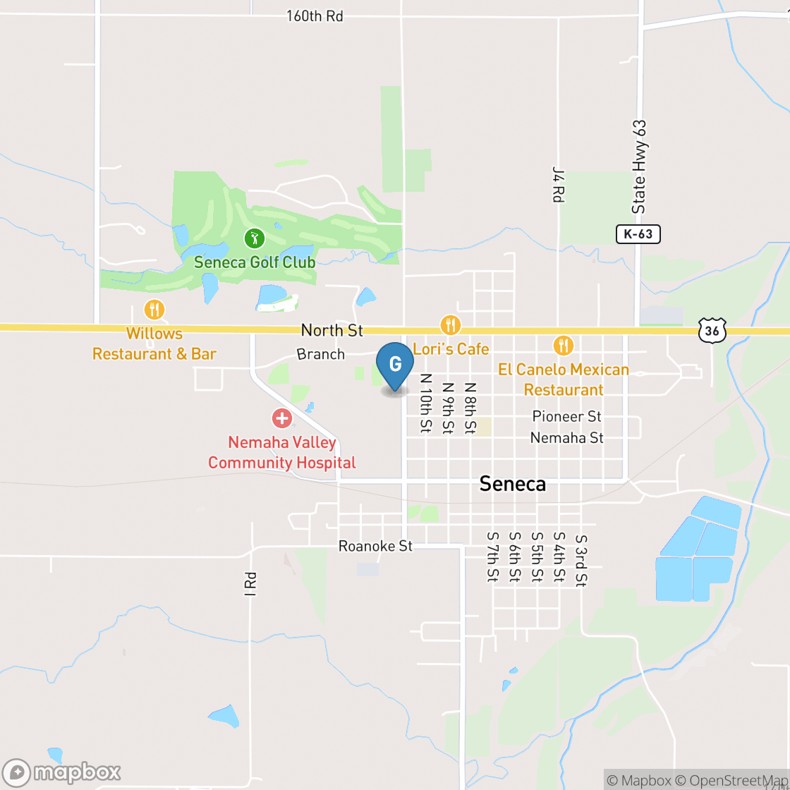 Map of Seneca Golf Club