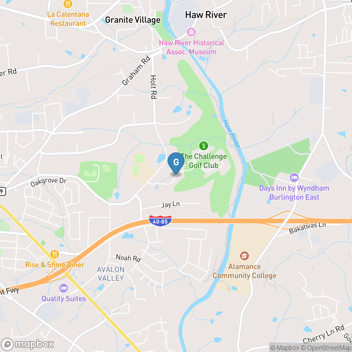 Map of The Challenge at Hideaway Farms