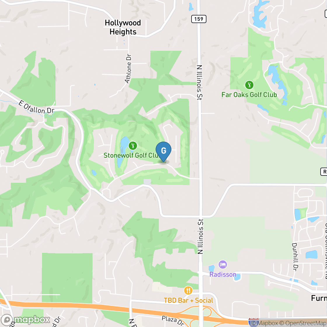 Map of Stonewolf Golf Club